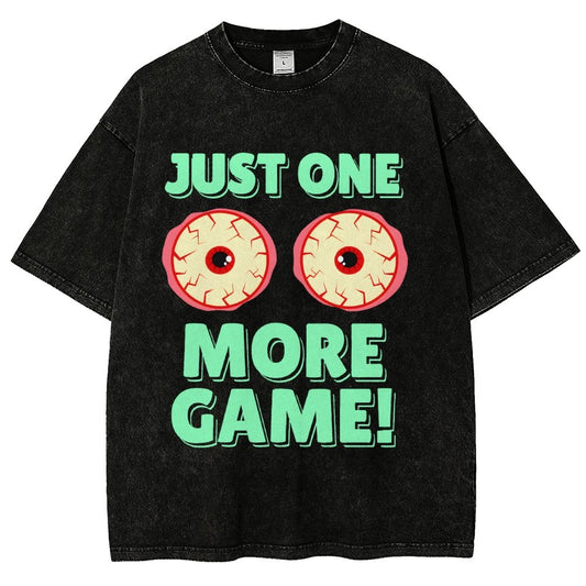 One More Game  Vintage Distressed T-shirt