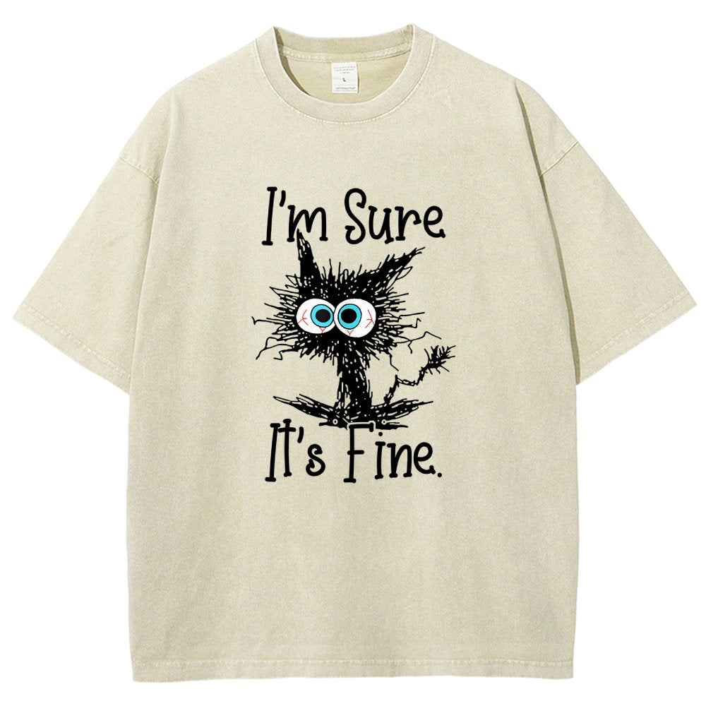 I’M Sure It’S Fine Vintage Distressed T-shirt