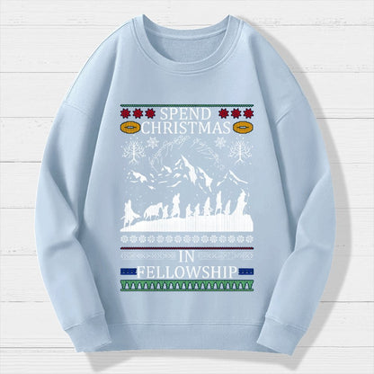 Spent Christmas in Group Geek Cotton Sweatshirt