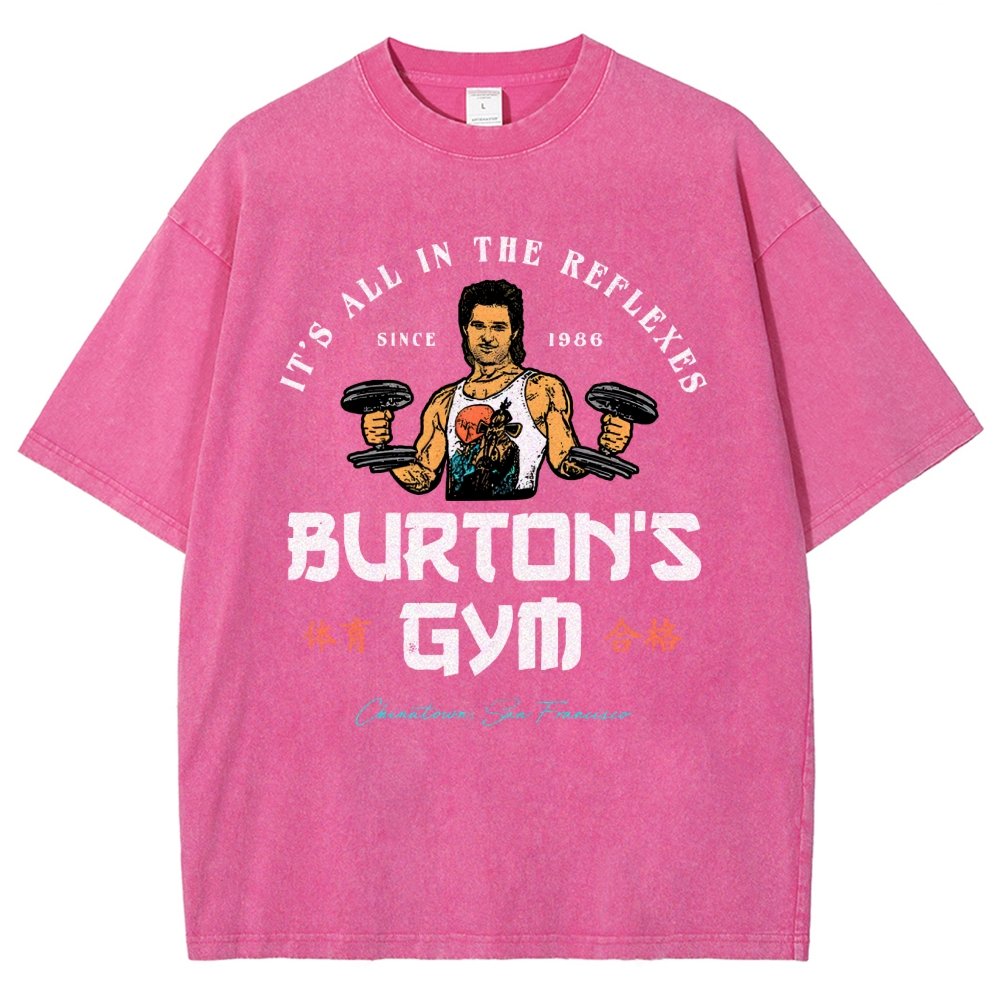 Burton's Gym Vintage Distressed T-shirt