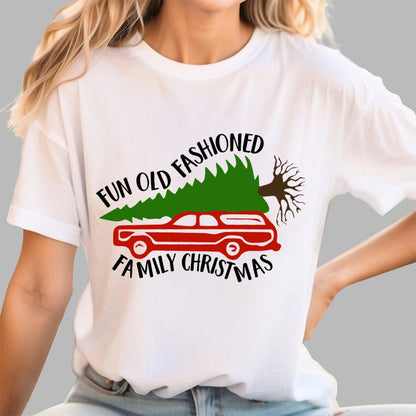 Fun Old-Fashioned Christmas Geek T-Shirt