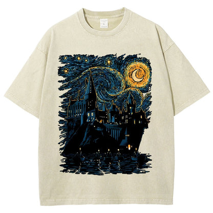 Starry School Vintage Distressed T-shirt