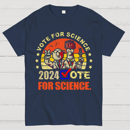 Vote For Science In 2024 Geeky T-Shirt