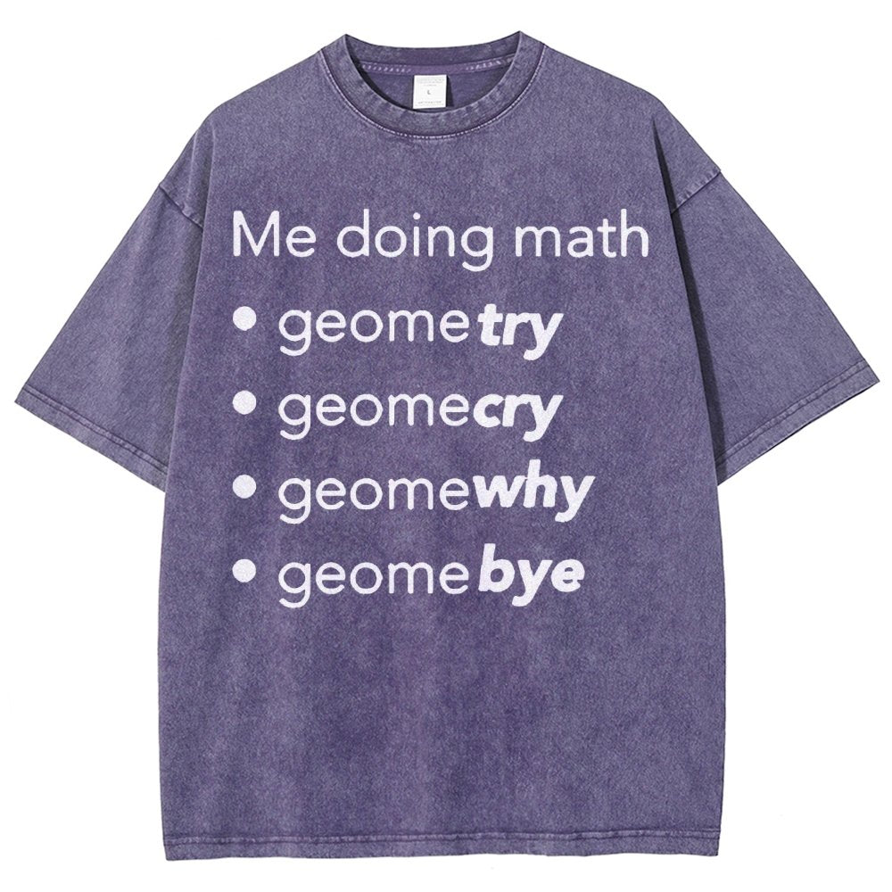 Me Doing Math Vintage Distressed T-shirt
