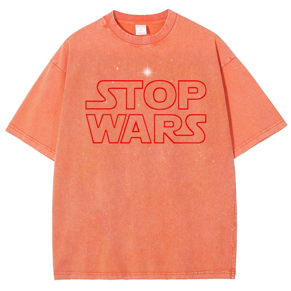 Stop Wars! Vintage Distressed T-shirt