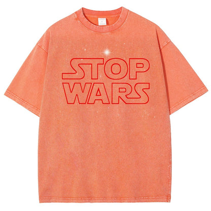 Stop Wars! Vintage Distressed T-shirt