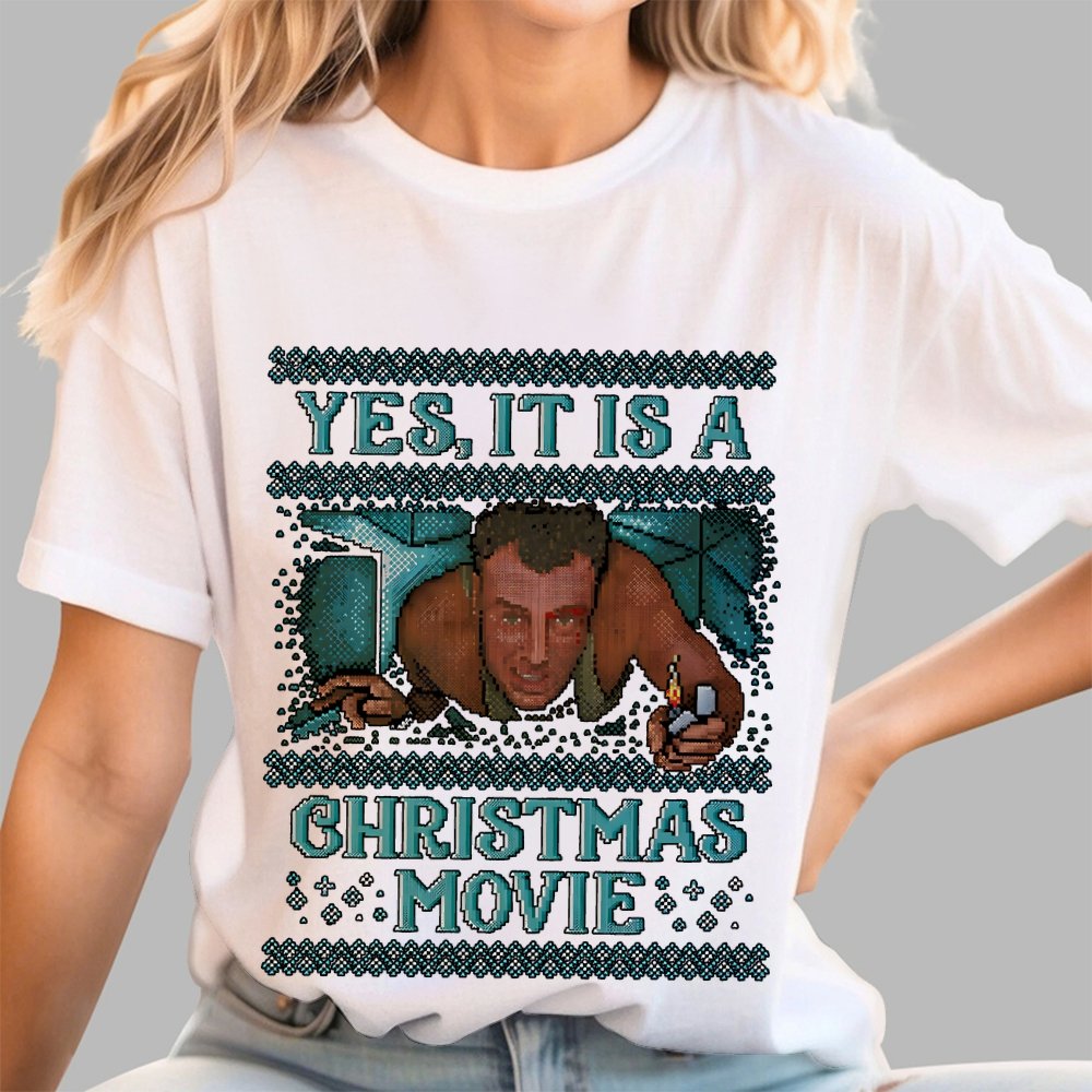 Gen-X Christmas Movie Geek T-Shirt