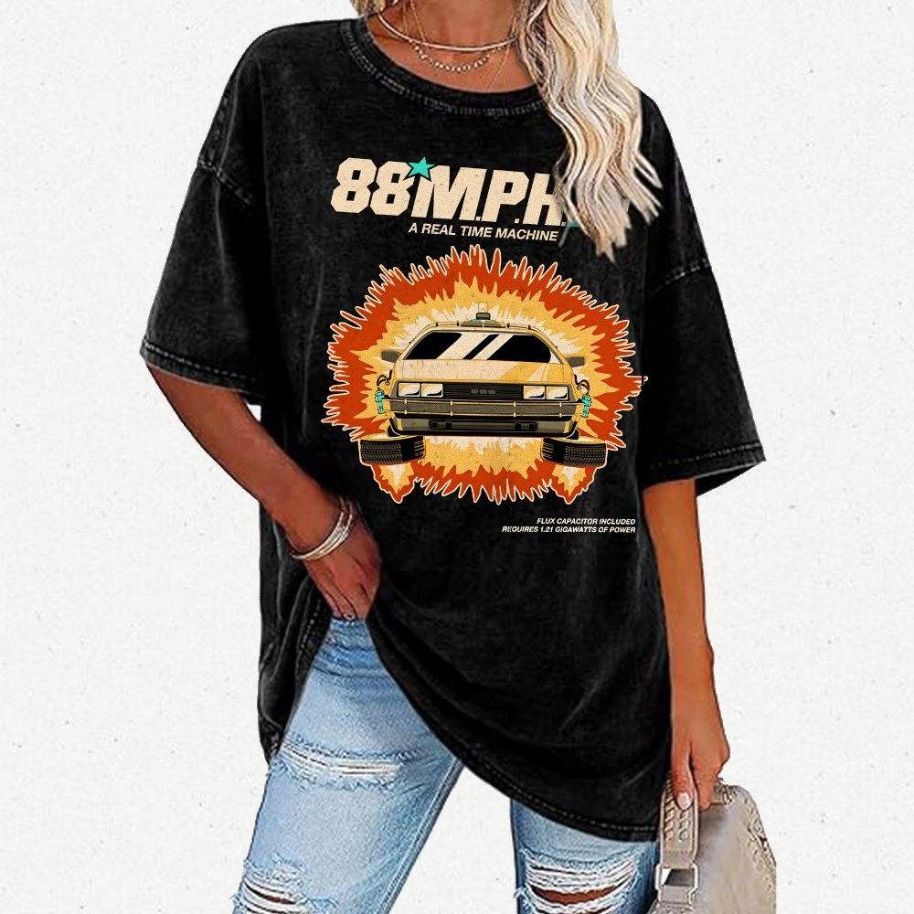 A Real Time Machine Vintage Distressed T-shirt