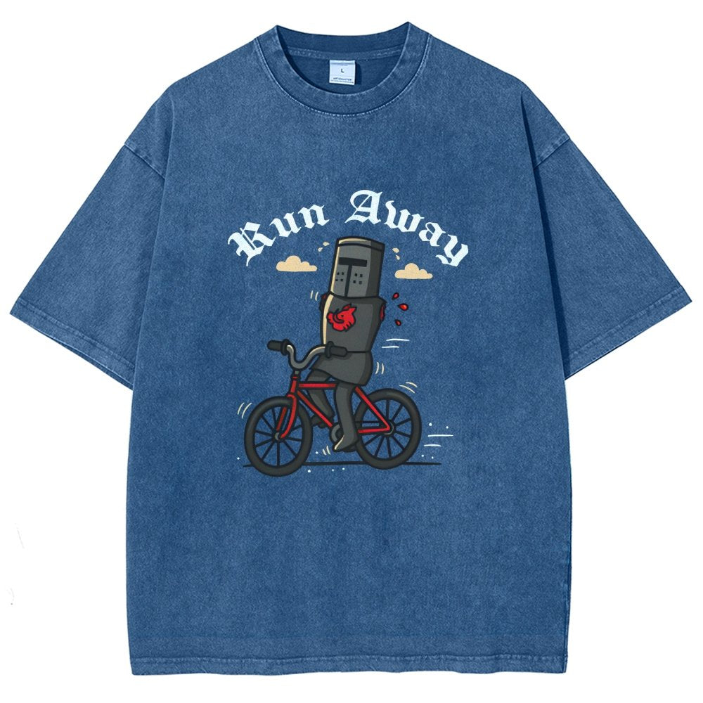 Run Away Vintage Distressed T-shirt