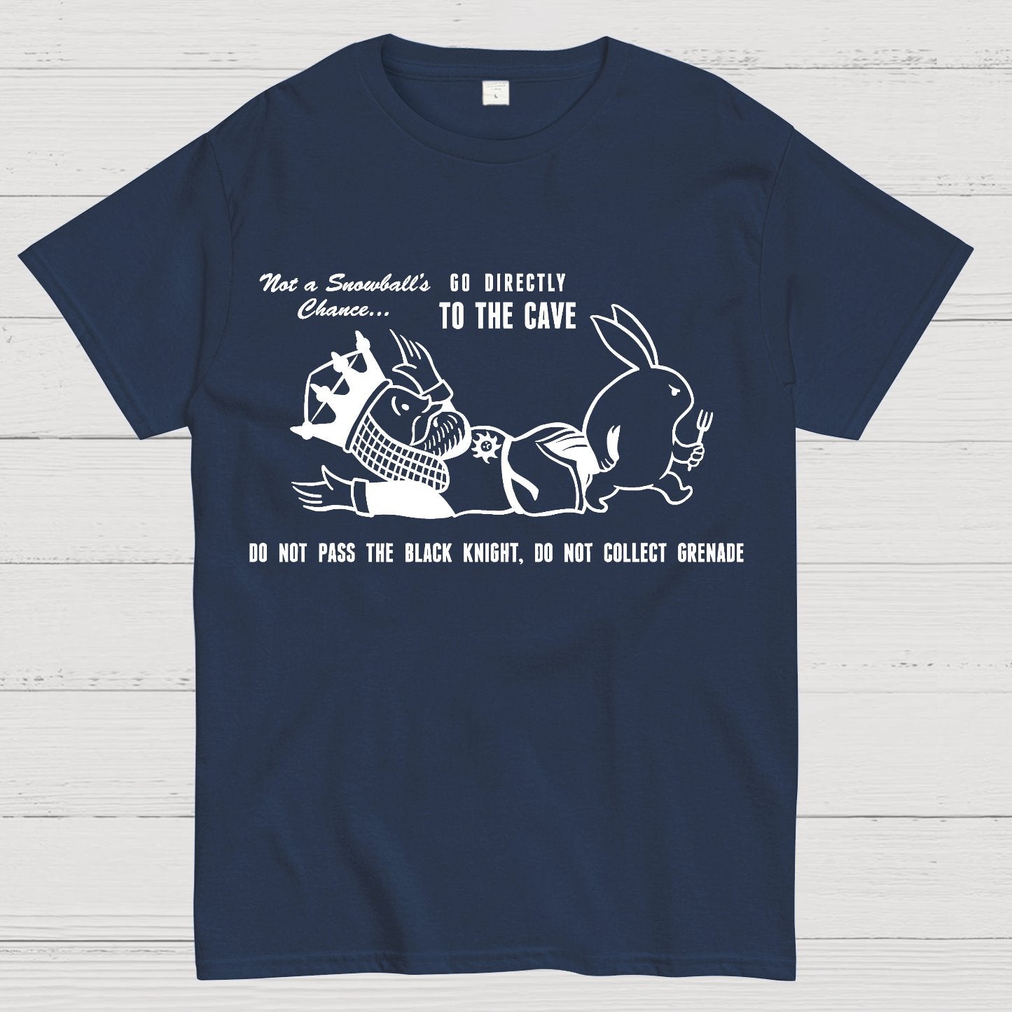 Go To The Cave Do Not Laugh Geek T-Shirt