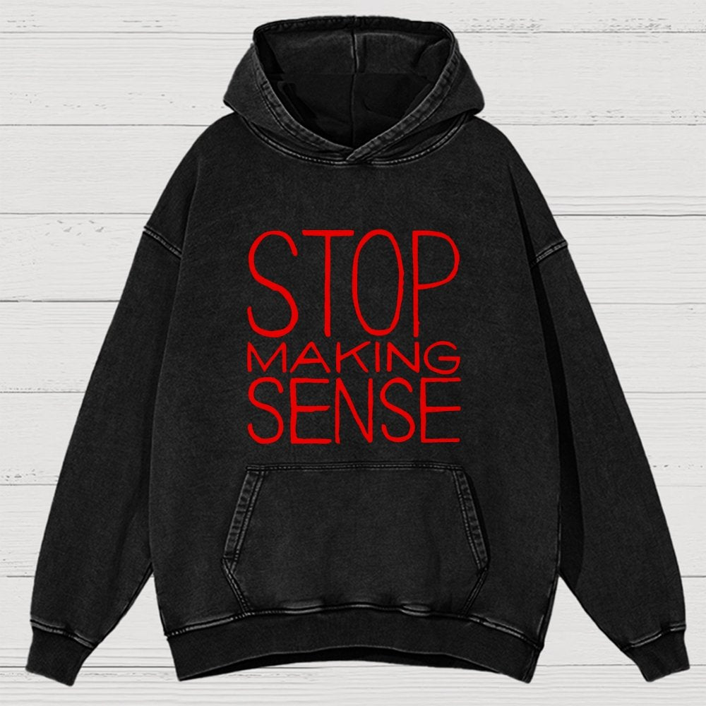 Stop Making Sense Vintage Distressed Hoodie