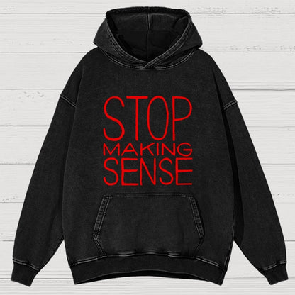 Stop Making Sense Vintage Distressed Hoodie