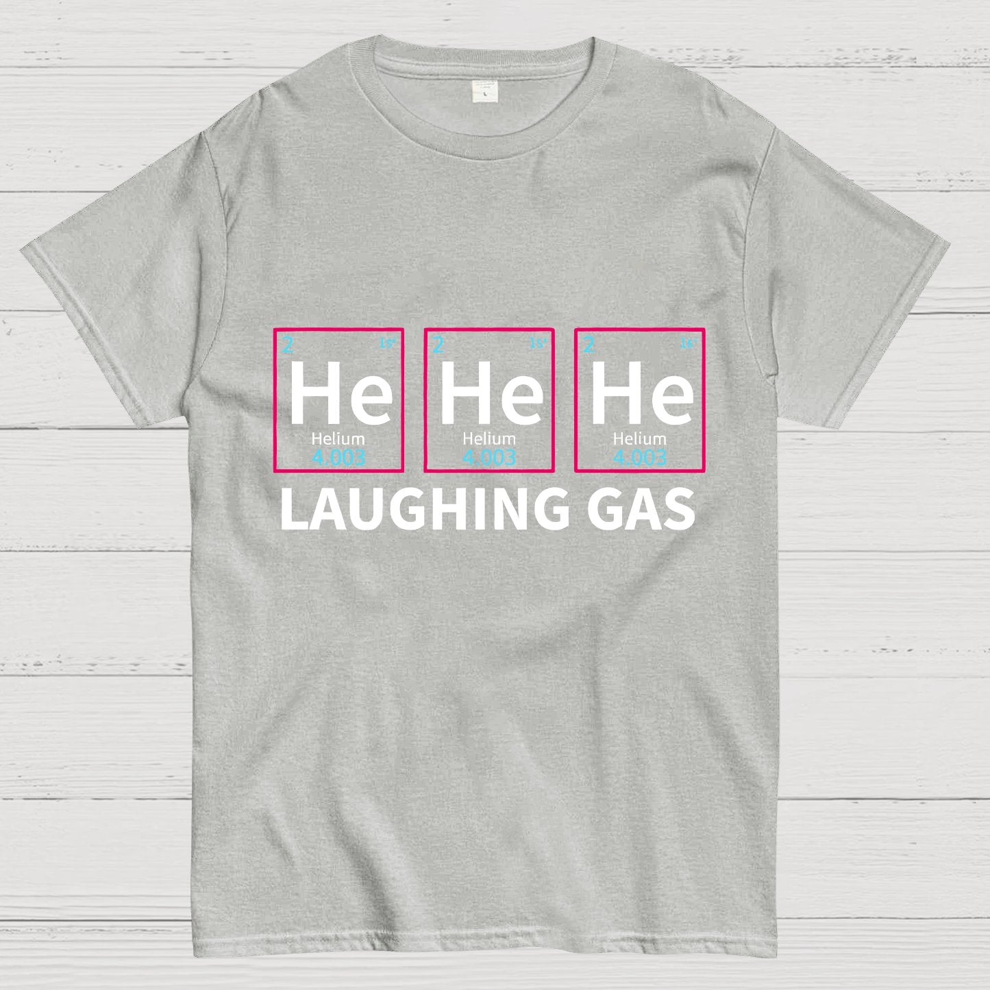 Laughing Gas Periodic Table of Elements Geeky T-Shirt