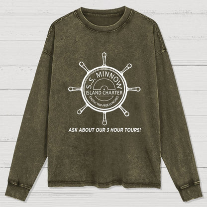 Mystery Ship Tour Washed Long Sleeve Tee
