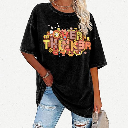 The Overthinker! Vintage Distressed T-shirt