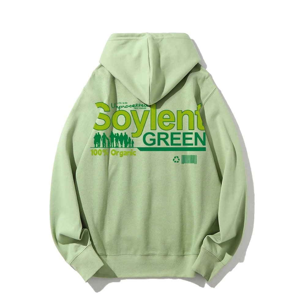 Soylent Green Printed Back Cotton Hoodie