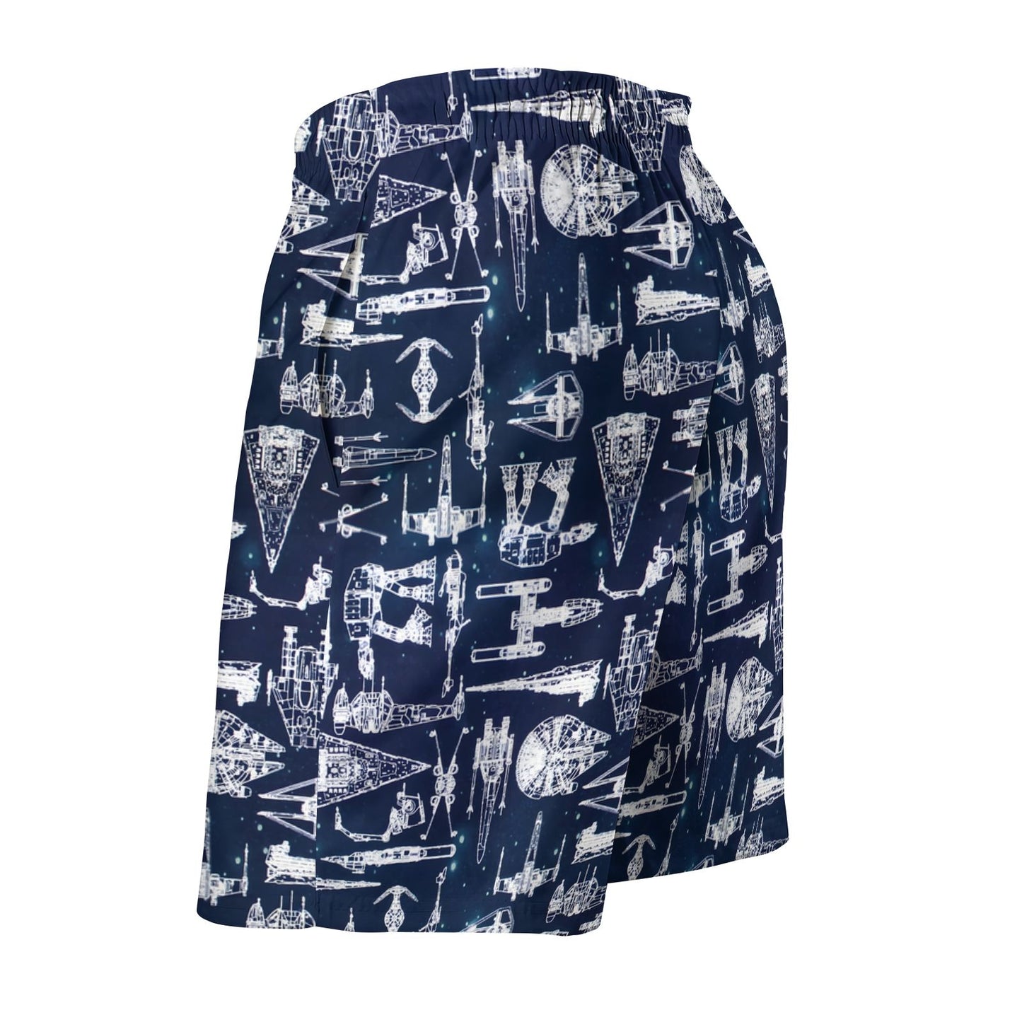 Space War Galaxy Ship Blueprints Geek Shorts