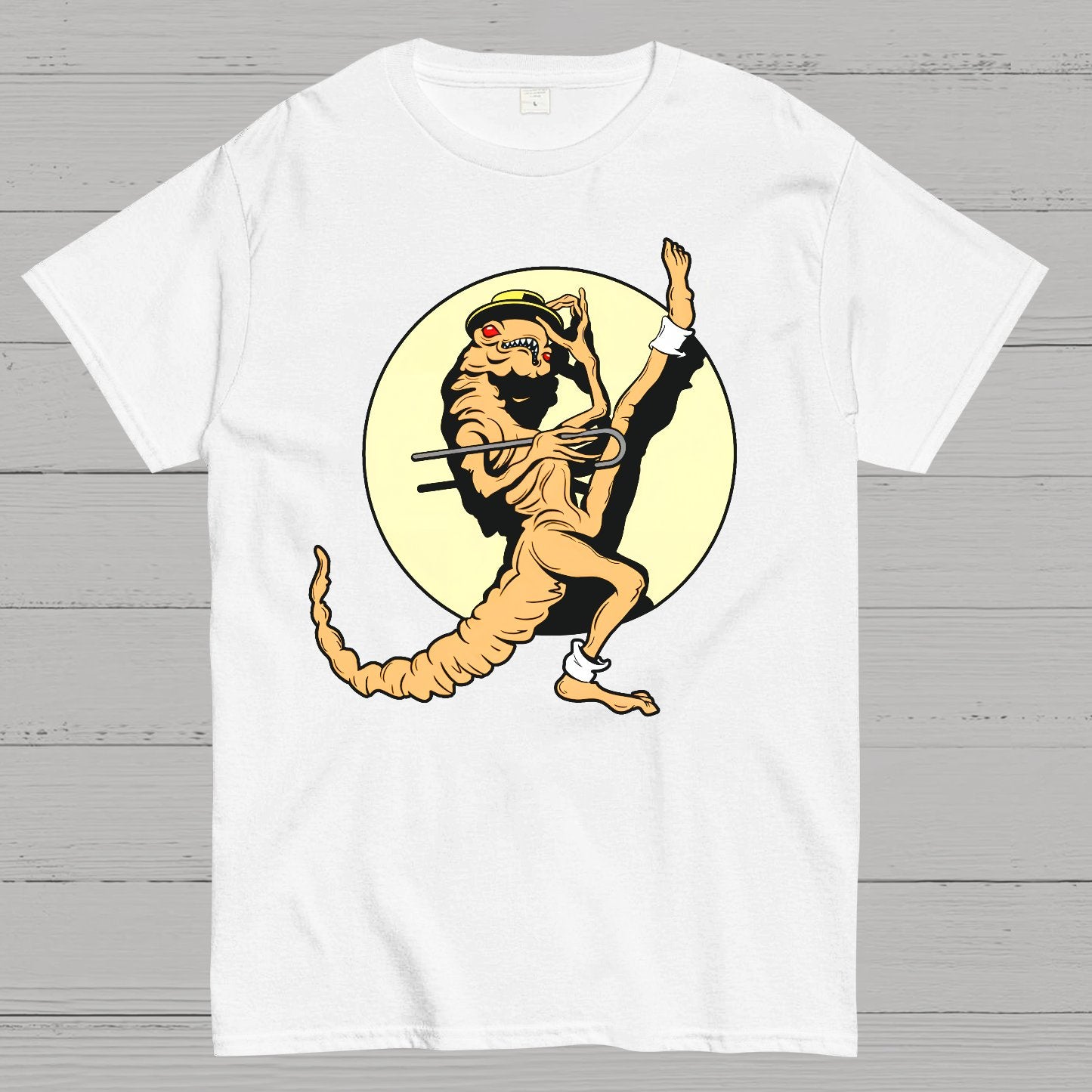 Space Creature Funny Magnet Geek T-Shirt