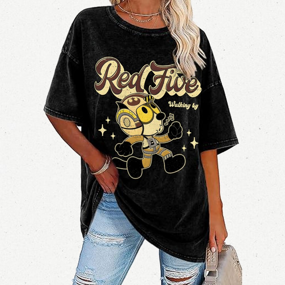 The Rebel Cat Vintage Distressed T-shirt