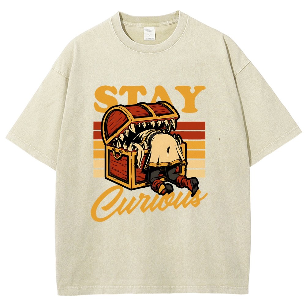 Elf Anime Treasure Vintage Distressed T-shirt