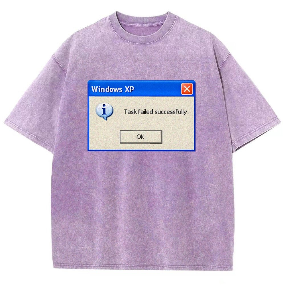 Task Failed Successfully Vintage Distressed T-shirt