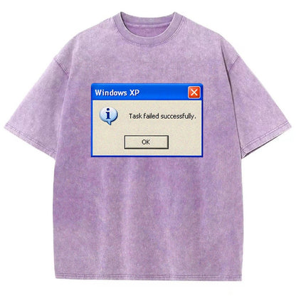 Task Failed Successfully Vintage Distressed T-shirt