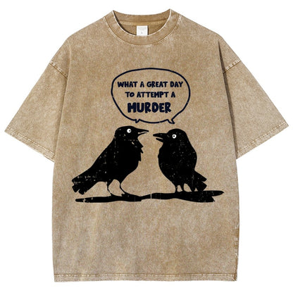 Attempted Murder Vintage Distressed T-shirt