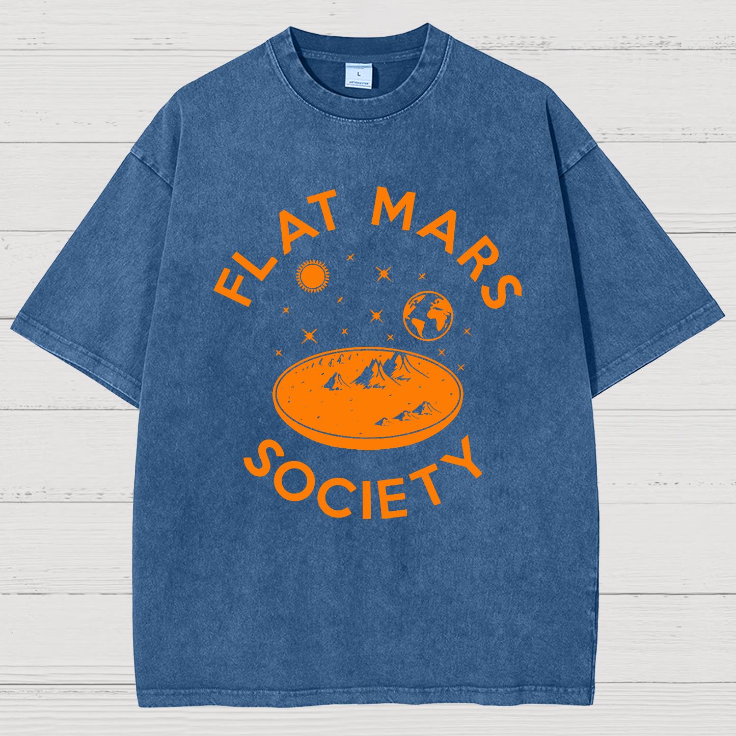 Flat Mars Vintage Distressed T-shirt