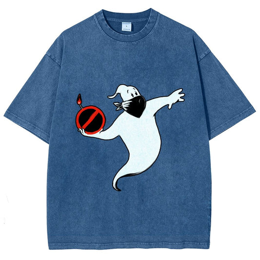 Spooksy Vintage Distressed T-shirt