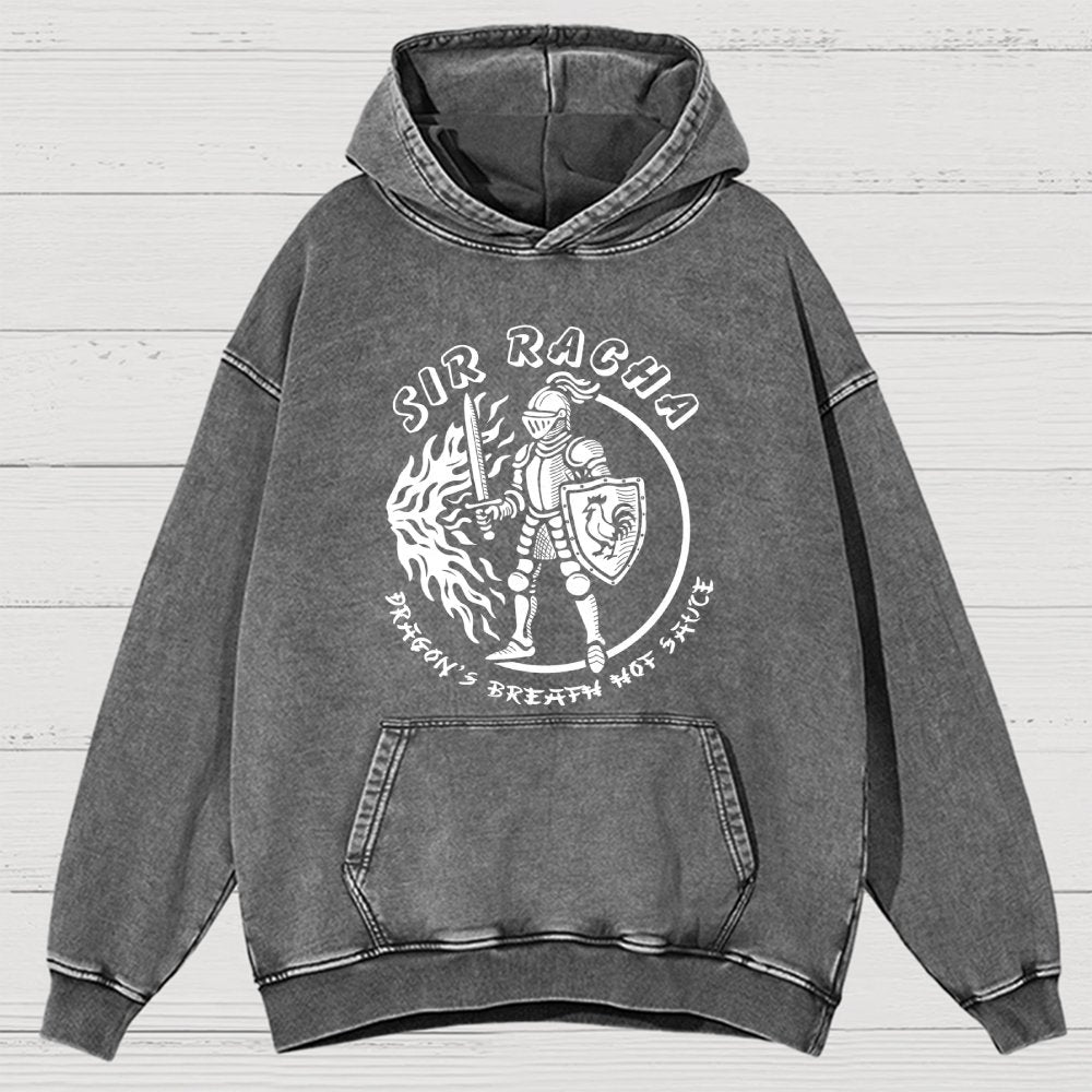 Sir Racha Dragon’s Breath Hot Sauce Vintage Distressed Hoodie