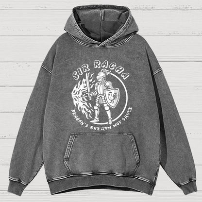 Sir Racha Dragon’s Breath Hot Sauce Vintage Distressed Hoodie