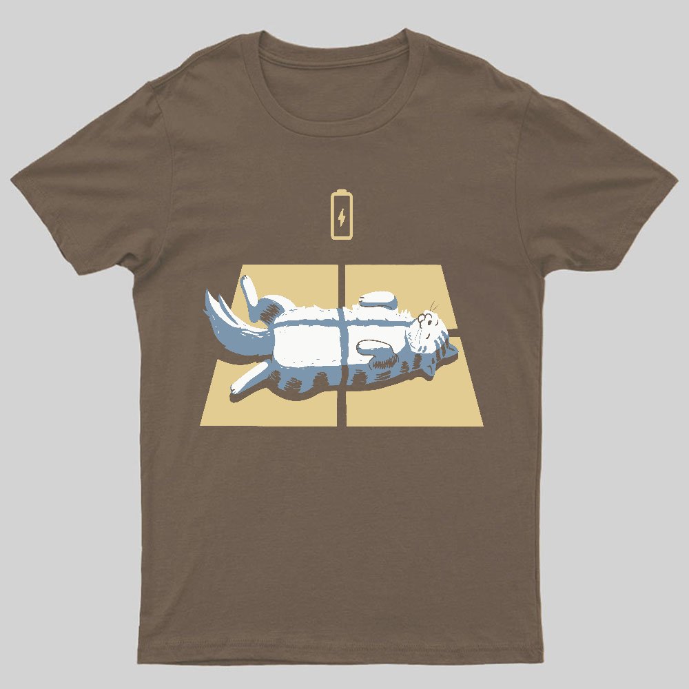 Solar Charging Nerdy T-Shirt