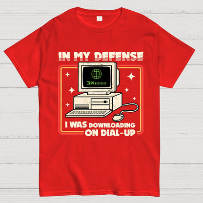 Defense Protocol Dial-Up Geek T-Shirt