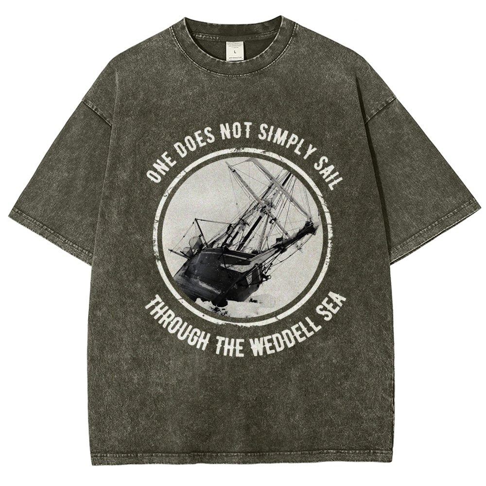 Shackleton Endurance Weddell Sea Vintage Distressed T-shirt