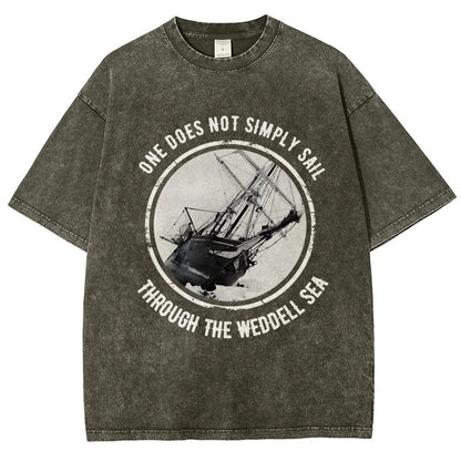 Shackleton Endurance Weddell Sea Vintage Distressed T-shirt