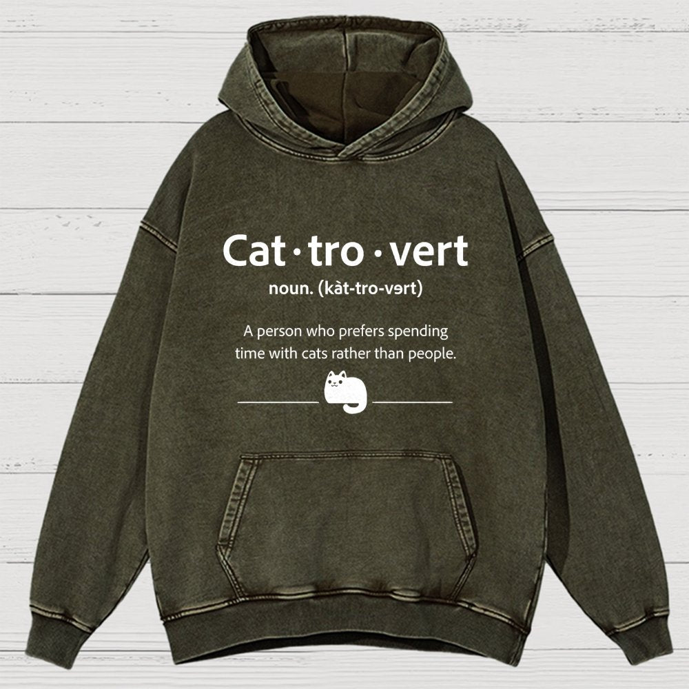 Dog-Tro-Vert Vintage Distressed Hoodie