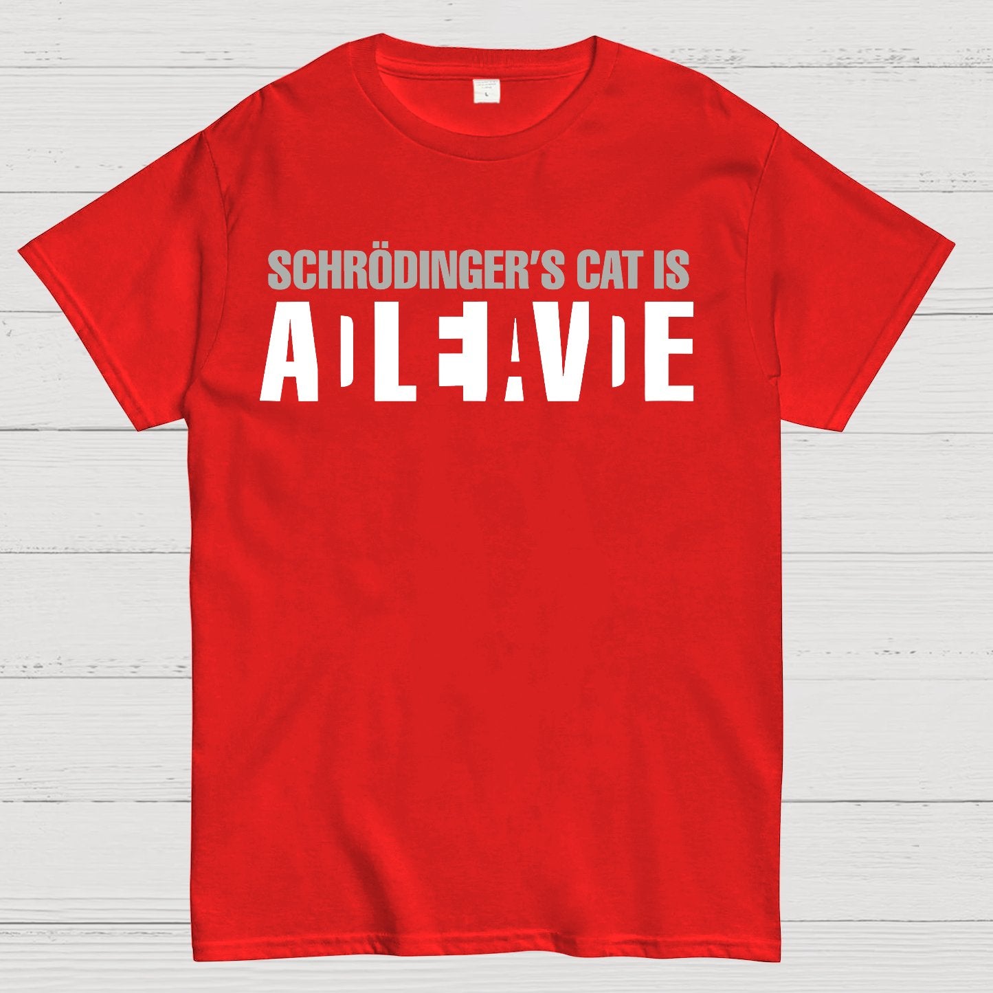 Schrodinger's Cat Is A Paradox Geek T-Shirt