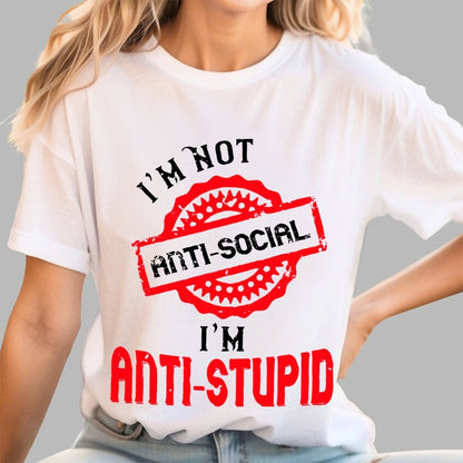 Anti-Stupid Geek T-Shirt
