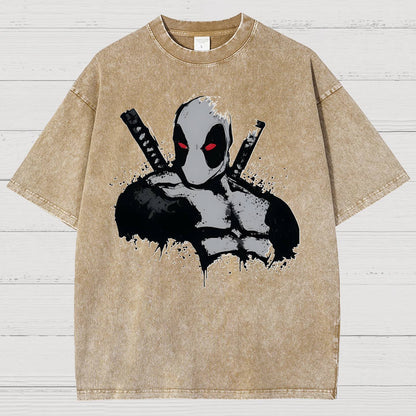 Merc in a Grey X suit Vintage Distressed T-shirt