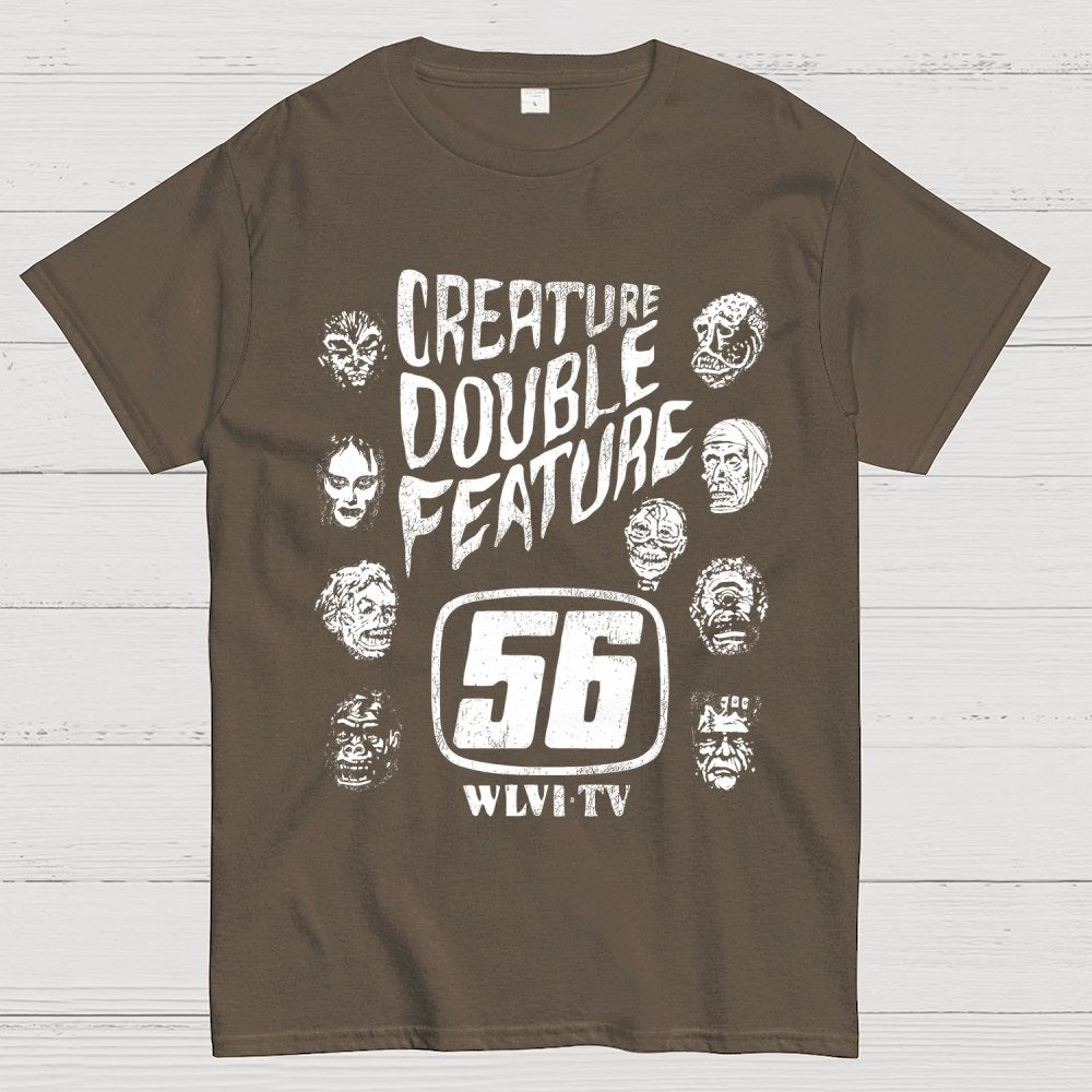 Creature Double Feature Classic Monsters Unisex Geek T-Shirt