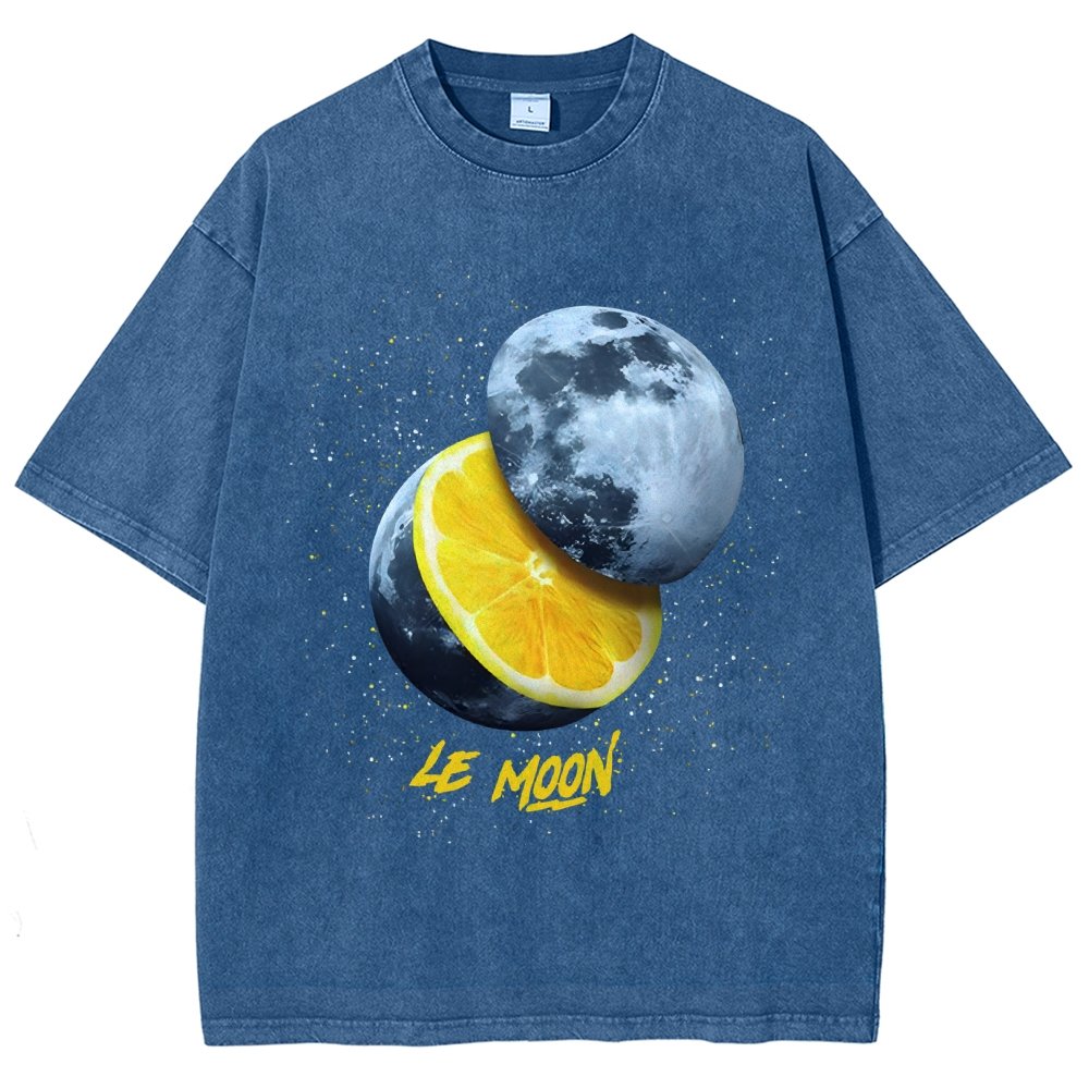 Le Moon - Lemon Moon Vintage Distressed T-shirt