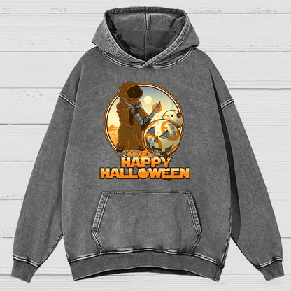 Happy Halloween Vintage Distressed Hoodie