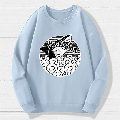 Stop pollution Geek Cotton Sweatshirt