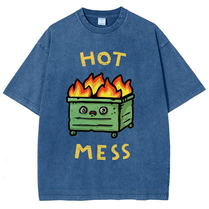 Hot Mess Vintage Distressed T-shirt