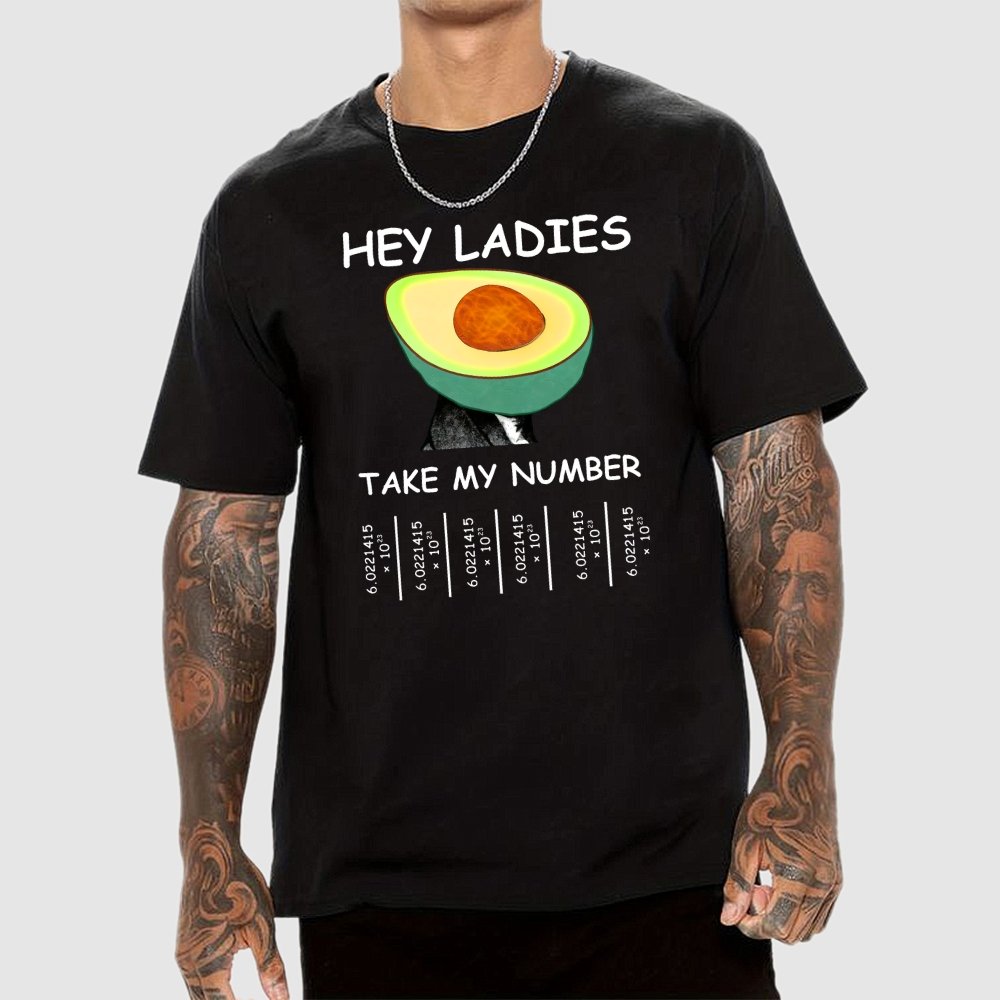 Avocadro - Funny Avogadro's Number Geek T-Shirt