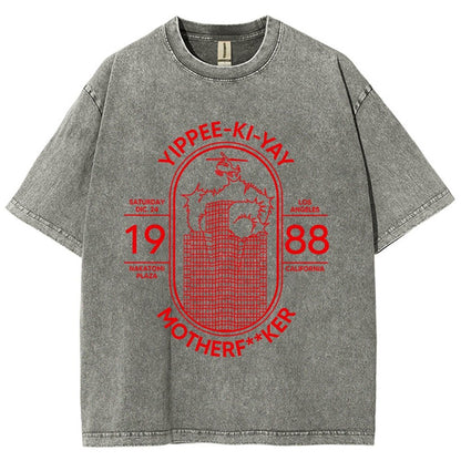 Yippie-ki-yay Vintage Distressed T-shirt