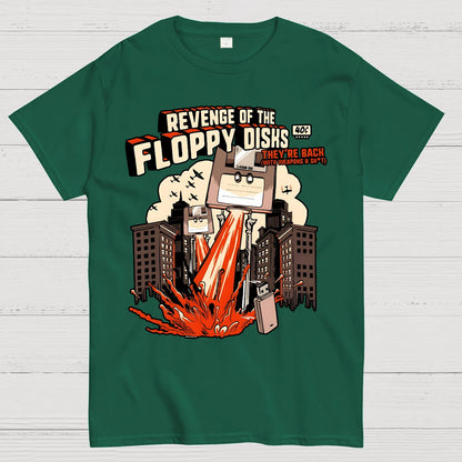 Attack of the Floppy Disks Geek T-Shirt