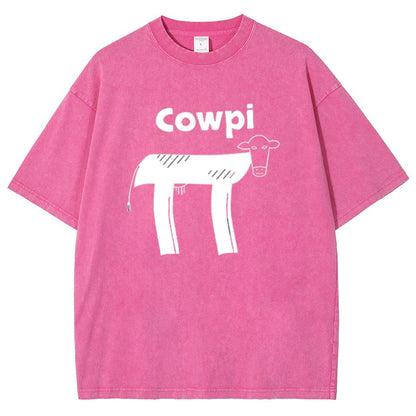 Cowpi Funny Geek Vintage Distressed T-shirt