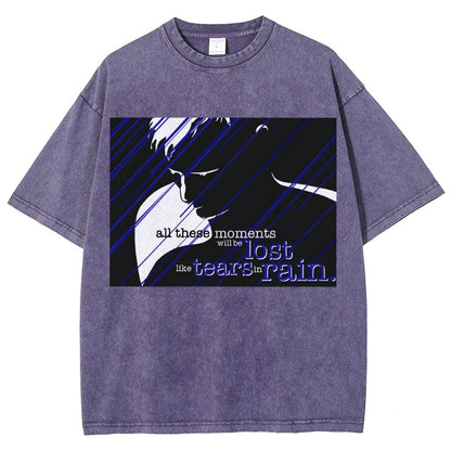 Like... Tears In Rain. Vintage Distressed T-shirt