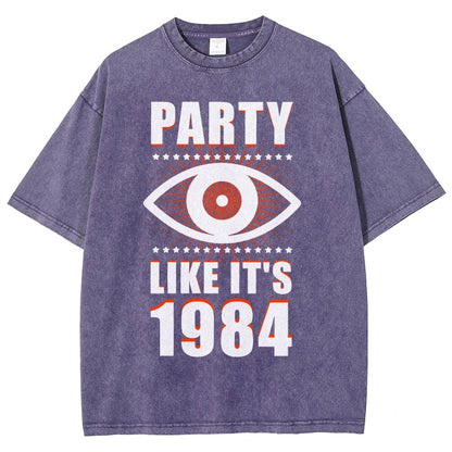 Big Brother is Watching You Party Vintage Distressed T-shirt